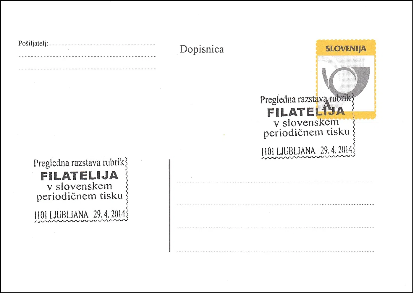 PREGLEDNA RAZSTAVA FILATELIJA V SLOVENSKEM PERIODIČNEM TISKU